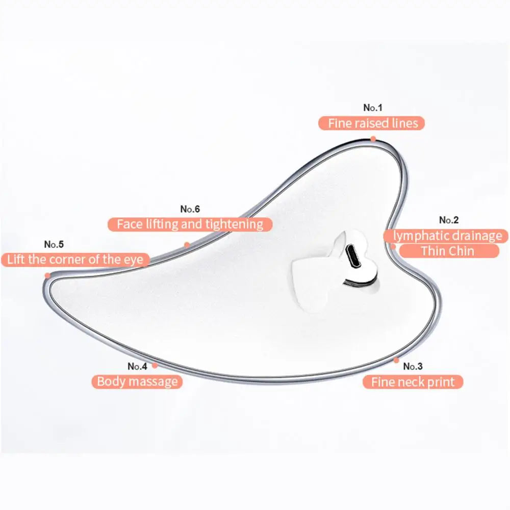 FaceGlowy™ - Gua Sha com terapia de EMS e luz