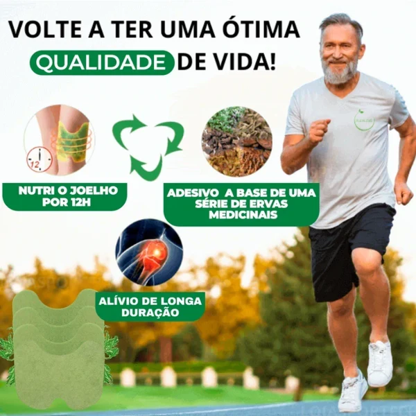 KneeLive™ - Adesivo para Dor e Alívio
