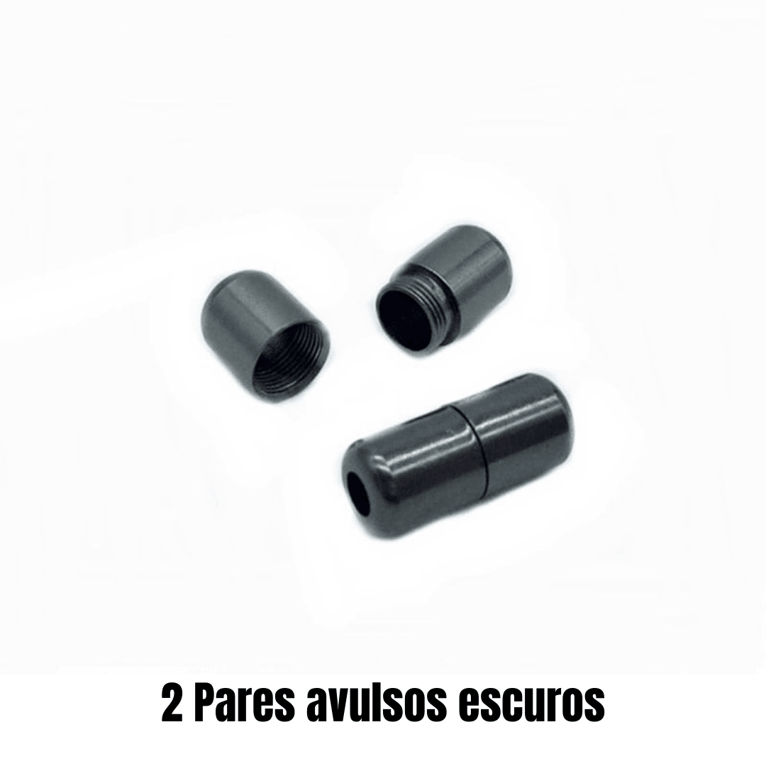 Cadarço Elástico - CLOSE METAL - Cadarço com fechadura de Metal - Produtosmais_Brasil