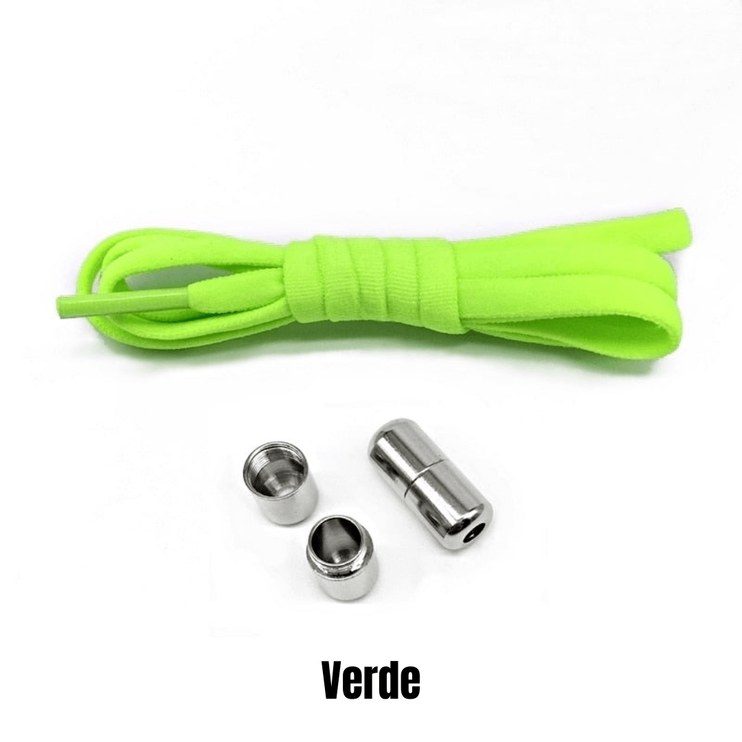 Cadarço Elástico - CLOSE METAL - Cadarço com fechadura de Metal - Produtosmais_Brasil