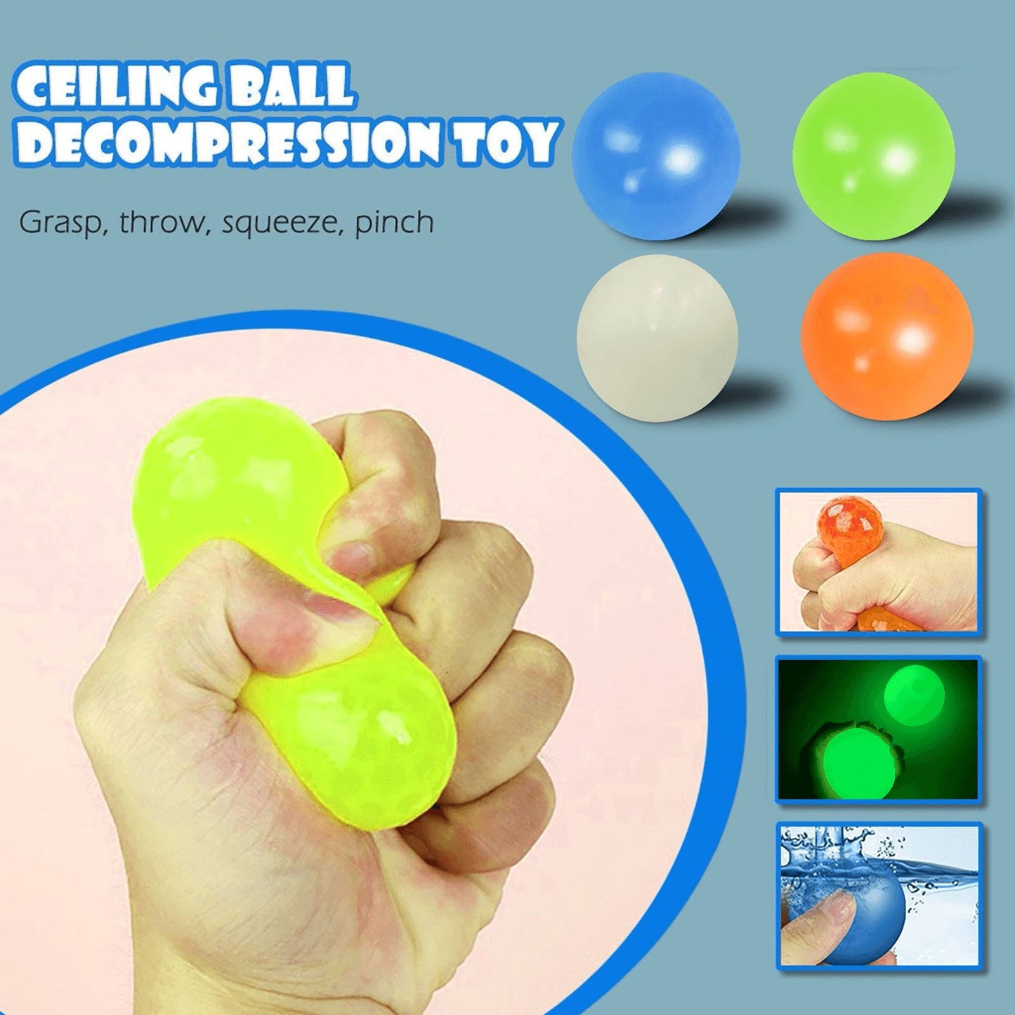 Bolinha Luminosa Globble - Anti Stress Brinquedos Produtosmais_Brasil
