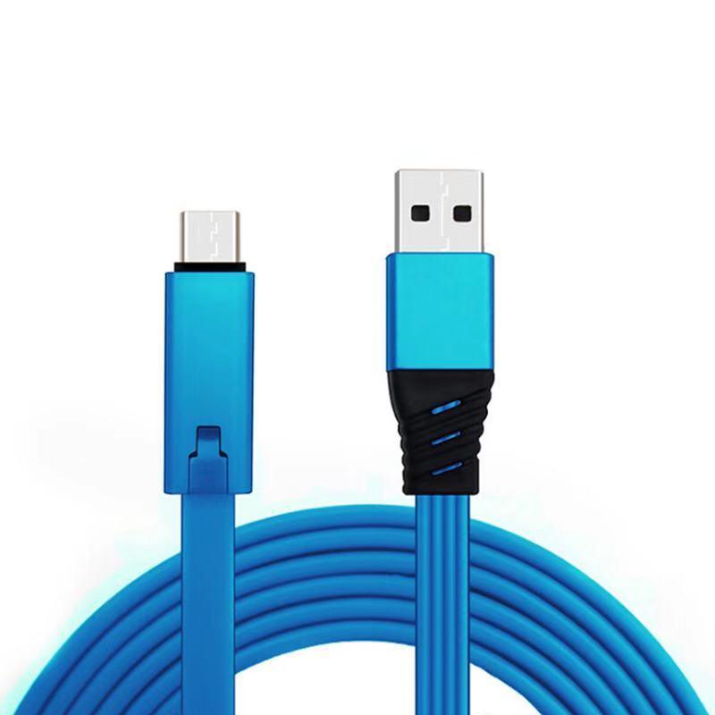 Cabo Indestrutível - 1,5M cabo de carregador Produtosmais_Brasil Azul Micro USB