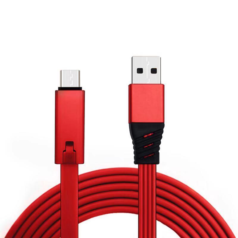Cabo Indestrutível - 1,5M cabo de carregador Produtosmais_Brasil Vermelho Micro USB