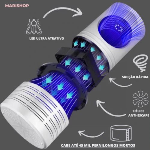 Mata Mosquito - Luminária Mata mosquito Produtosmais_Brasil