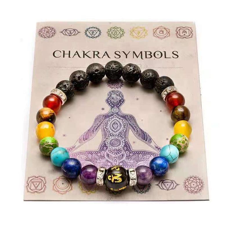Pulseira de Energia dos Chakras Pulseiras Produtosmais_Brasil Chakra 3