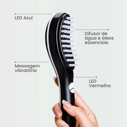 Escova de Terapia Capilar: TheraBrush Smarts 4 em 1