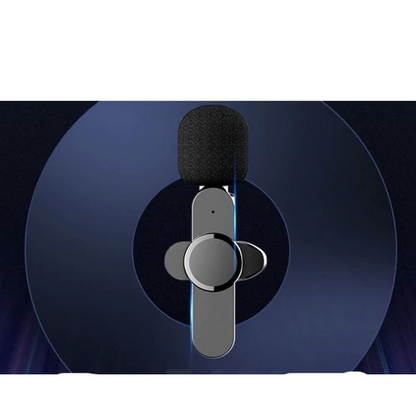 Microfone de Lapela Sem Fio Para Celular Profissional