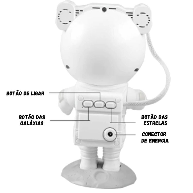 ASTRONAUTA PROJETOR DE GALÁXIAS