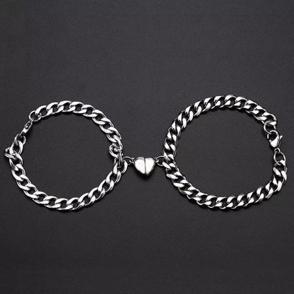 CONJUNTO DE PULSEIRAS DE AMOR MAGNÉTICO