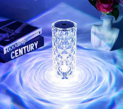 Luminária de Luxo Cristal Light 16 Cores - Sensível ao Toque