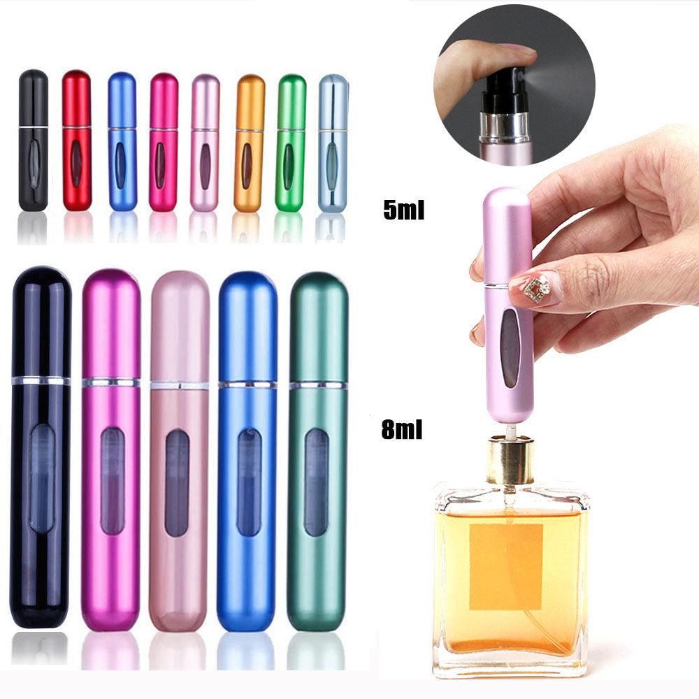 Mini Spray de Perfume - Portátil - 8ml recarregável Cosmetico Produtosmais_Brasil 