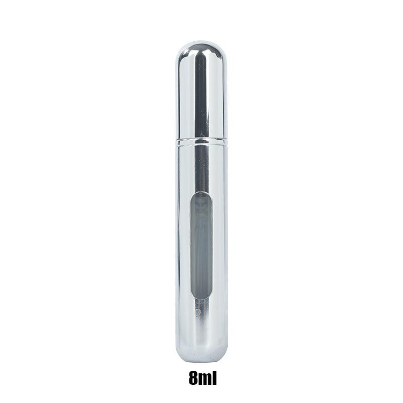 Mini Spray de Perfume - Portátil - 8ml recarregável Cosmetico Produtosmais_Brasil Prata Brilhante 