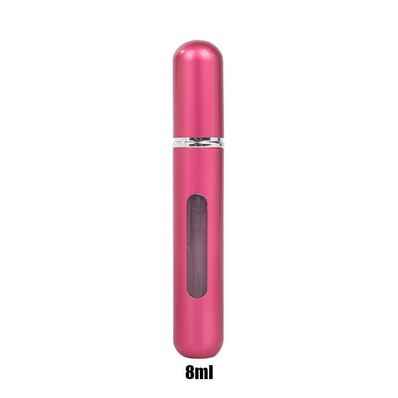 Mini Spray de Perfume - Portátil - 8ml recarregável Cosmetico Produtosmais_Brasil Rosa 