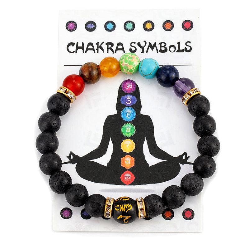 Pulseira de Energia dos Chakras Pulseiras Produtosmais_Brasil Chakra 1 